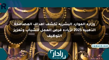 وزارة الموارد البشرية تكشف أهداف المصافحة الذهبية 2025 لزيادة فرص العمل للشباب وتعزيز التوظيف
